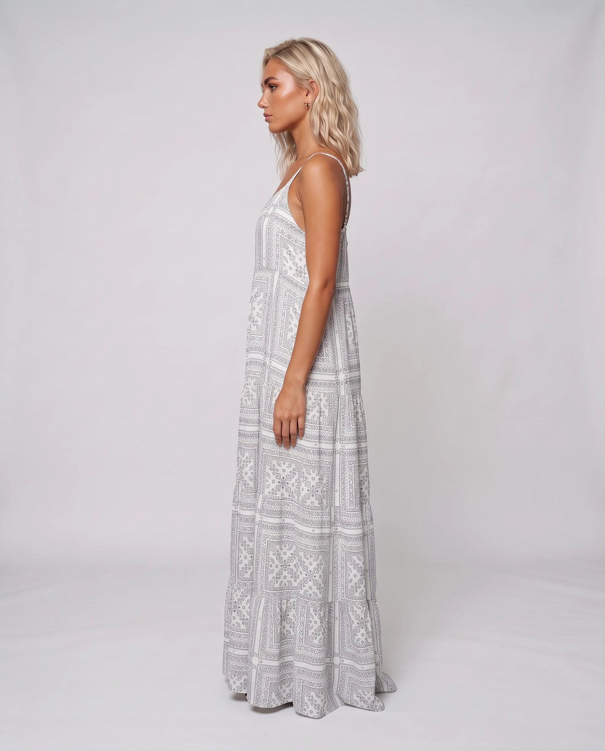 Garnetta Maxi Dresses — White | SKU: RB-815d72-white-ONE SIZE