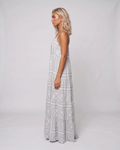 Garnetta Maxi Dresses — White | SKU: RB-815d72-white-ONE SIZE