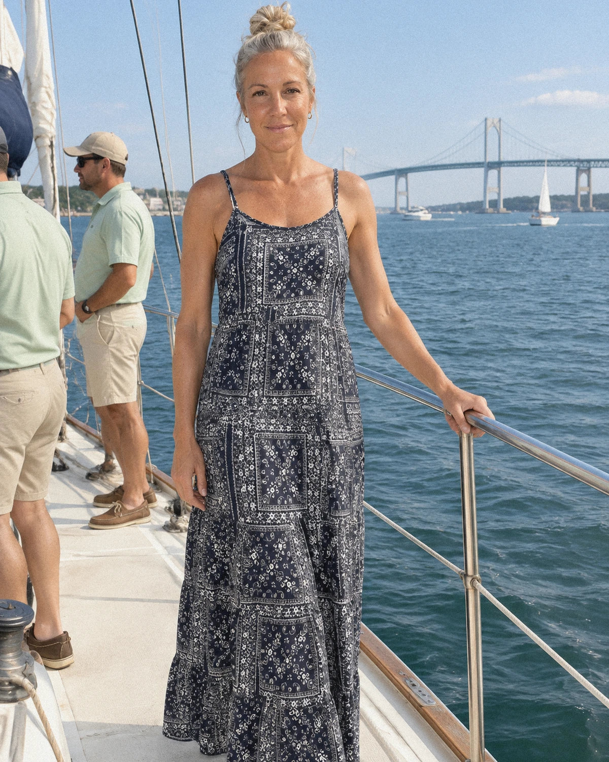 Garnetta Maxi Dresses — Navy | SKU: RB-815d72-navy-ONE SIZE