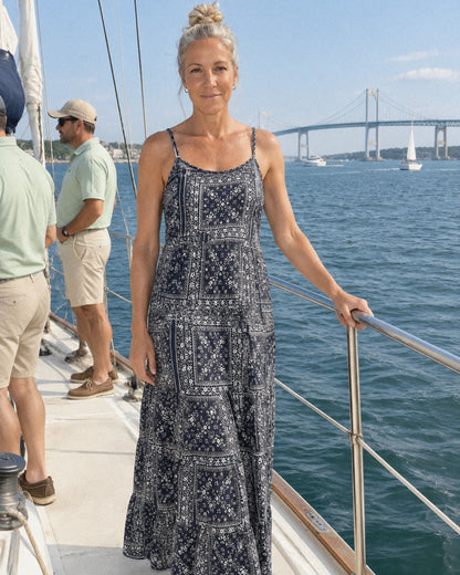 Garnetta Maxi Dresses — Navy | SKU: RB-815d72-navy-ONE SIZE