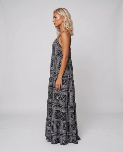 Garnetta Maxi Dresses — Black | SKU: RB-815d72-black-ONE SIZE