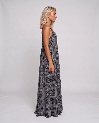 Garnetta Maxi Dresses — Black | SKU: RB-815d72-black-ONE SIZE