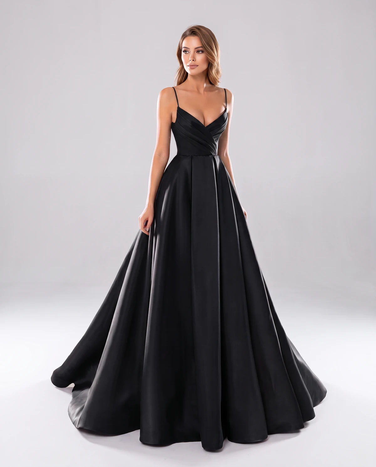 Genevra Maxi Dresses — Black