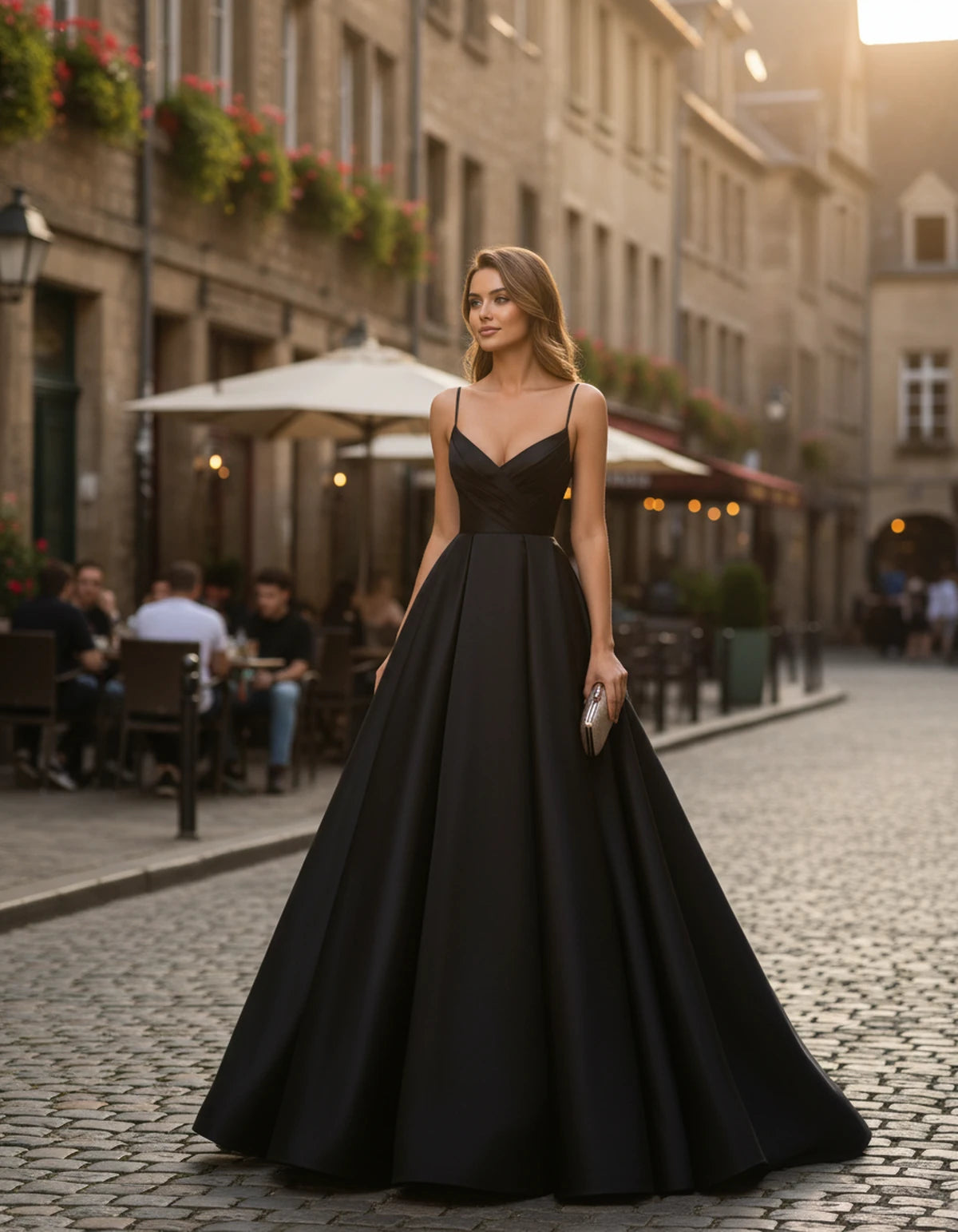 Genevra Maxi Dresses — Black | SKU: RB-80fa56-black-2,RB-80fa56-black-4,RB-80fa56-black-6,RB-80fa56-black-8,RB-80fa56-black-10,RB-80fa56-black-12,RB-80fa56-black-14,RB-80fa56-black-16,RB-80fa56-black-16W,RB-80fa56-black-18W,RB-80fa56-black-20W,RB-80fa56-black-22W