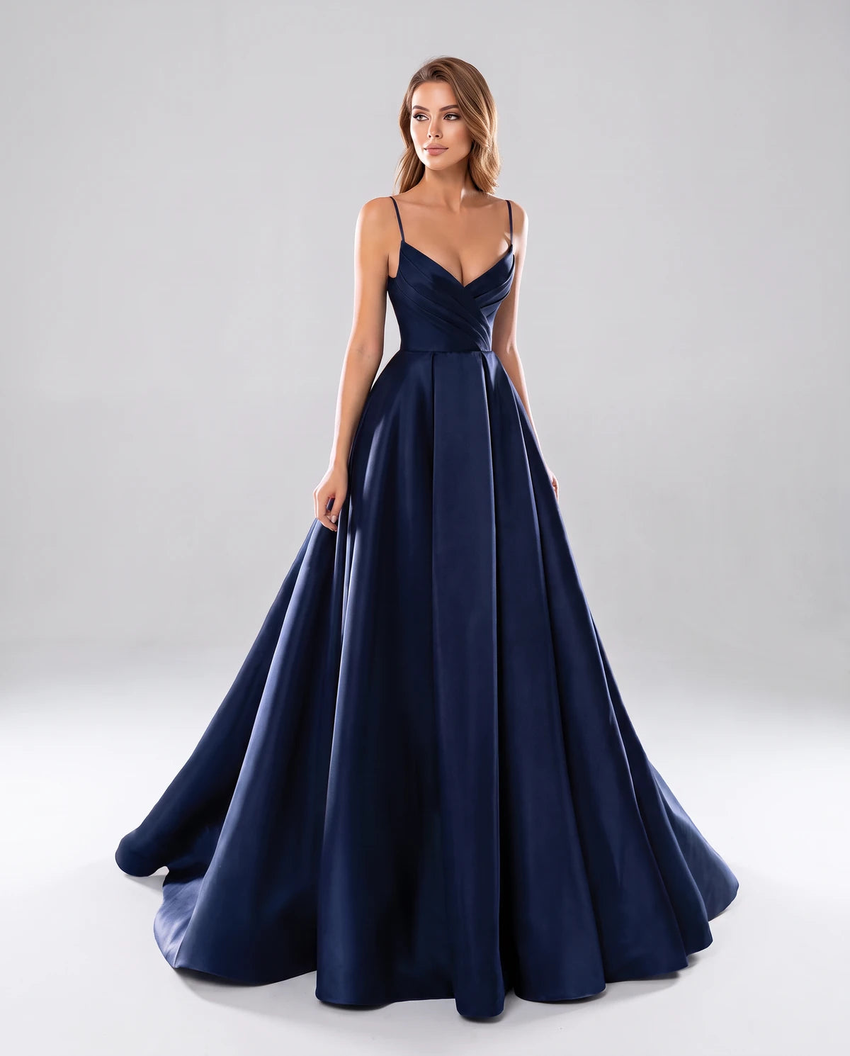 Genevra Maxi Dresses — Navy Blue
