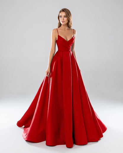 Genevra Maxi Dresses — Red