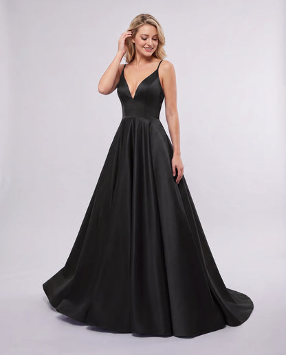 Georgiana Maxi Dresses — Black