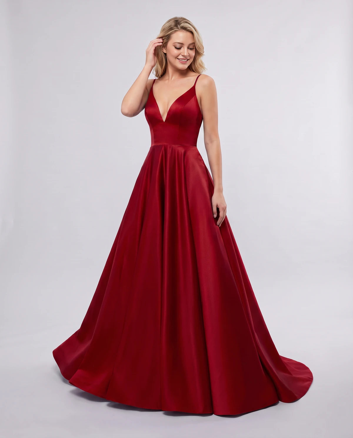 Georgiana Maxi Dresses — Red