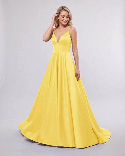 Georgiana Maxi Dresses — Yellow