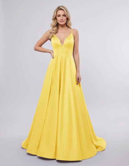 Georgiana Maxi Dresses — Yellow | SKU: RB-b74447-yellow-2,RB-b74447-yellow-4,RB-b74447-yellow-6,RB-b74447-yellow-8,RB-b74447-yellow-10,RB-b74447-yellow-12,RB-b74447-yellow-14,RB-b74447-yellow-16,RB-b74447-yellow-16W,RB-b74447-yellow-18W,RB-b74447-yellow-20W,RB-b74447-yellow-22W