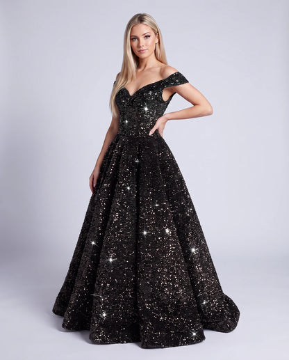 Ginevra Maxi Dresses — Black