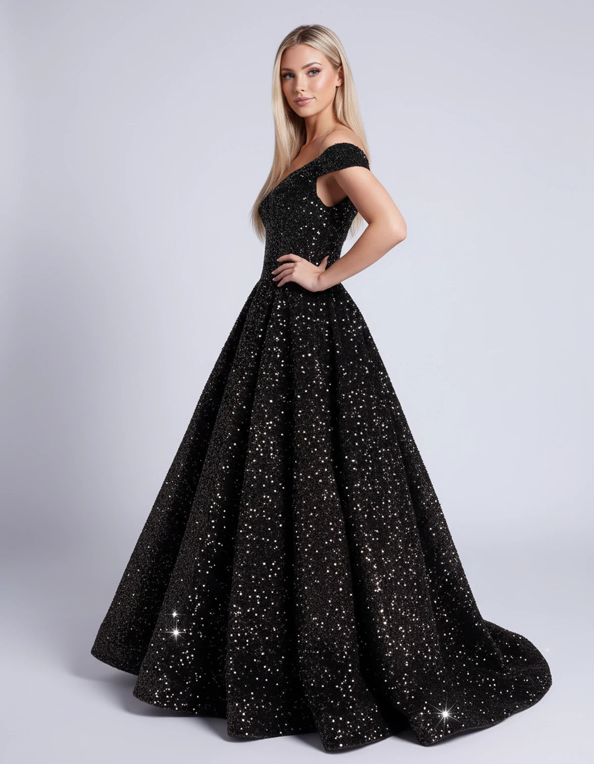 Ginevra Maxi Dresses — Black | SKU: RB-9fb92c-black-2,RB-9fb92c-black-4,RB-9fb92c-black-6,RB-9fb92c-black-8,RB-9fb92c-black-10,RB-9fb92c-black-12,RB-9fb92c-black-14,RB-9fb92c-black-16,RB-9fb92c-black-16W,RB-9fb92c-black-18W,RB-9fb92c-black-20W,RB-9fb92c-black-22W