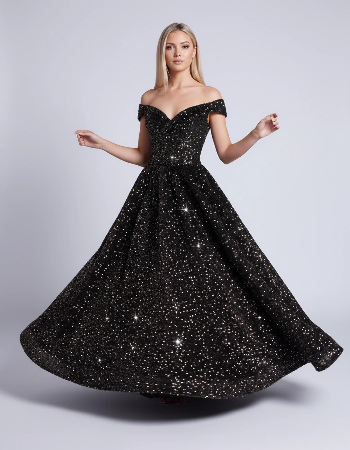 Ginevra Maxi Dresses — Black | SKU: RB-9fb92c-black-2,RB-9fb92c-black-4,RB-9fb92c-black-6,RB-9fb92c-black-8,RB-9fb92c-black-10,RB-9fb92c-black-12,RB-9fb92c-black-14,RB-9fb92c-black-16,RB-9fb92c-black-16W,RB-9fb92c-black-18W,RB-9fb92c-black-20W,RB-9fb92c-black-22W