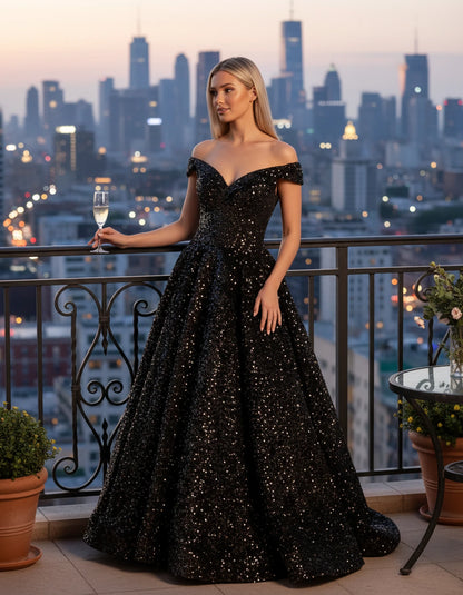 Ginevra Maxi Dresses — Black | SKU: RB-9fb92c-black-2,RB-9fb92c-black-4,RB-9fb92c-black-6,RB-9fb92c-black-8,RB-9fb92c-black-10,RB-9fb92c-black-12,RB-9fb92c-black-14,RB-9fb92c-black-16,RB-9fb92c-black-16W,RB-9fb92c-black-18W,RB-9fb92c-black-20W,RB-9fb92c-black-22W