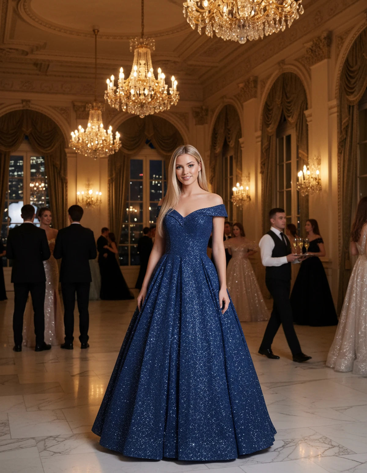 Ginevra Maxi Dresses — Blue | SKU: RB-9fb92c-blue-2,RB-9fb92c-blue-4,RB-9fb92c-blue-6,RB-9fb92c-blue-8,RB-9fb92c-blue-10,RB-9fb92c-blue-12,RB-9fb92c-blue-14,RB-9fb92c-blue-16,RB-9fb92c-blue-16W,RB-9fb92c-blue-18W,RB-9fb92c-blue-20W,RB-9fb92c-blue-22W