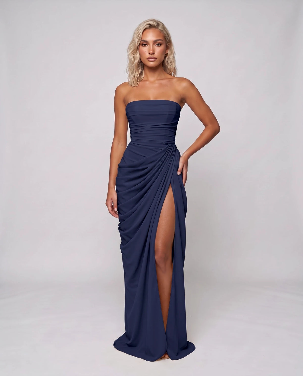 Giralda Maxi Dresses — Navy | SKU: RB-f4dfc6-navy-XS,RB-f4dfc6-navy-S,RB-f4dfc6-navy-M,RB-f4dfc6-navy-L,RB-f4dfc6-navy-XL,RB-f4dfc6-navy-2XL
