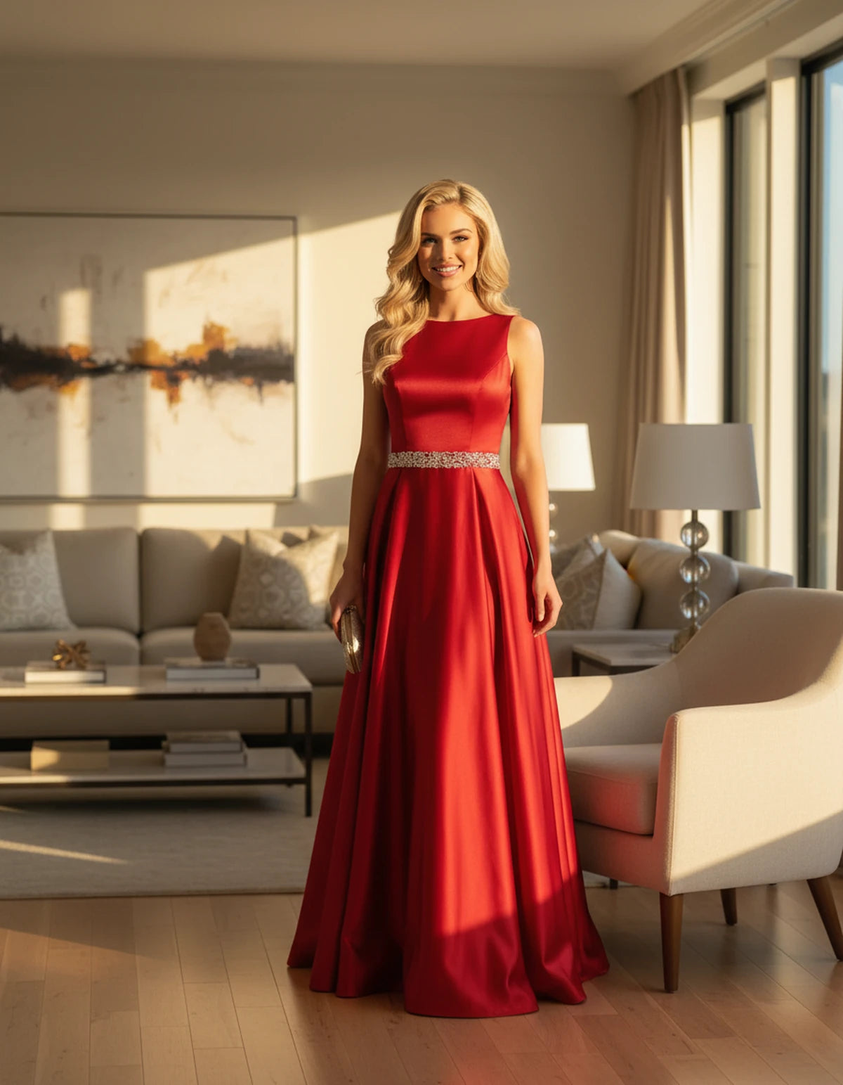 Giverny Maxi Dresses — Red | SKU: RB-829fe8-red-2,RB-829fe8-red-4,RB-829fe8-red-6,RB-829fe8-red-8,RB-829fe8-red-10,RB-829fe8-red-12,RB-829fe8-red-14,RB-829fe8-red-16,RB-829fe8-red-16W,RB-829fe8-red-18W,RB-829fe8-red-20W,RB-829fe8-red-22W