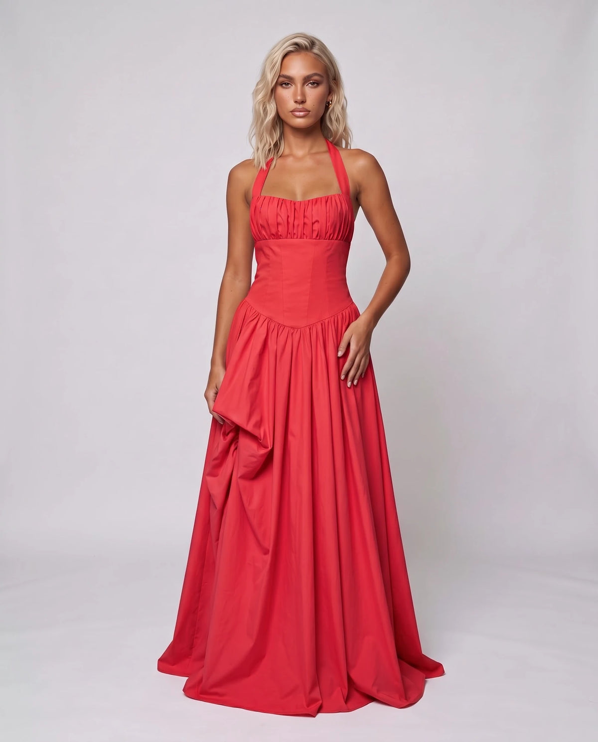 Gracelle Maxi Dresses — Red | SKU: RB-185990-red-XS,RB-185990-red-S,RB-185990-red-M,RB-185990-red-L,RB-185990-red-XL,RB-185990-red-2XL
