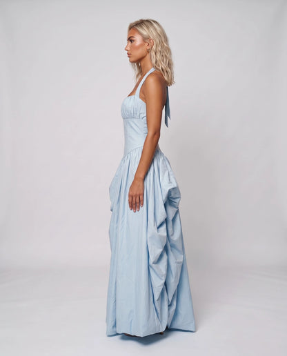 Gracelle Maxi Dresses — Sky Blue | SKU: RB-185990-skyblue-XS,RB-185990-skyblue-S,RB-185990-skyblue-M,RB-185990-skyblue-L,RB-185990-skyblue-XL,RB-185990-skyblue-2XL