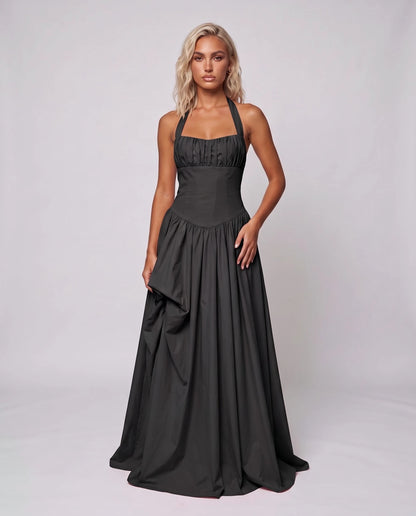 Gracelle Maxi Dresses — Black | SKU: RB-185990-black-XS,RB-185990-black-S,RB-185990-black-M,RB-185990-black-L,RB-185990-black-XL,RB-185990-black-2XL