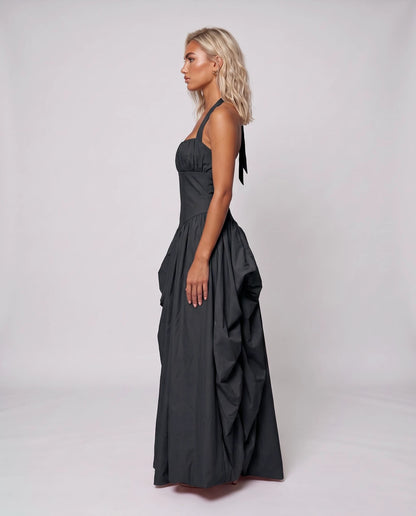Gracelle Maxi Dresses — Black | SKU: RB-185990-black-XS,RB-185990-black-S,RB-185990-black-M,RB-185990-black-L,RB-185990-black-XL,RB-185990-black-2XL