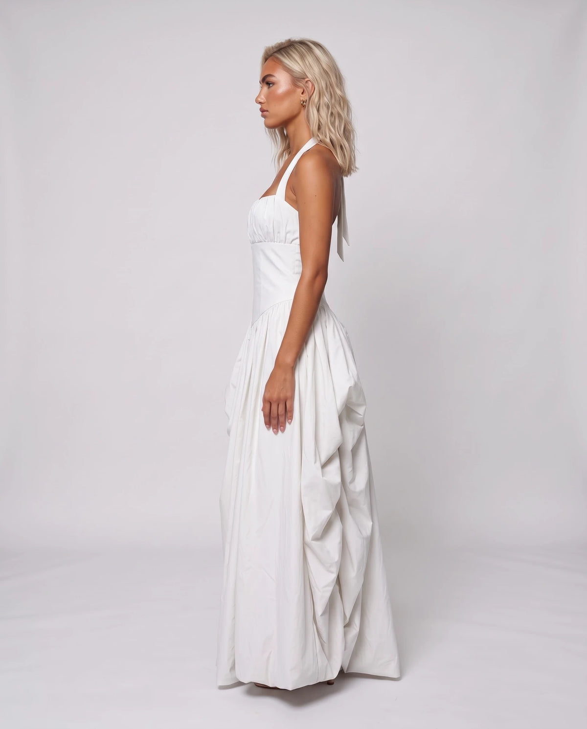 Gracelle Maxi Dresses — White | SKU: RB-185990-white-XS,RB-185990-white-S,RB-185990-white-M,RB-185990-white-L,RB-185990-white-XL,RB-185990-white-2XL