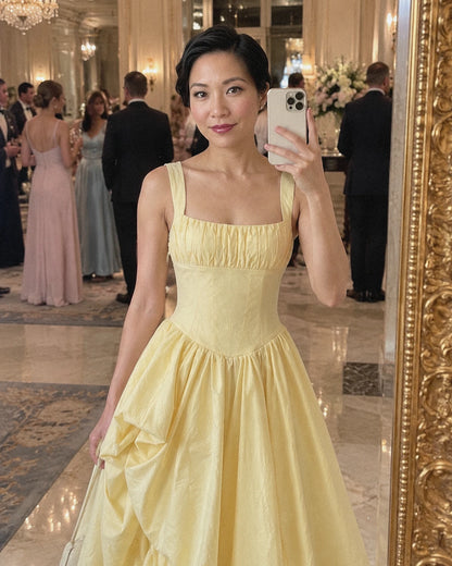 Gracelle Maxi Dresses — Light Yellow | SKU: RB-185990-lightyf8-XS,RB-185990-lightyf8-S,RB-185990-lightyf8-M,RB-185990-lightyf8-L,RB-185990-lightyf8-XL,RB-185990-lightyf8-2XL