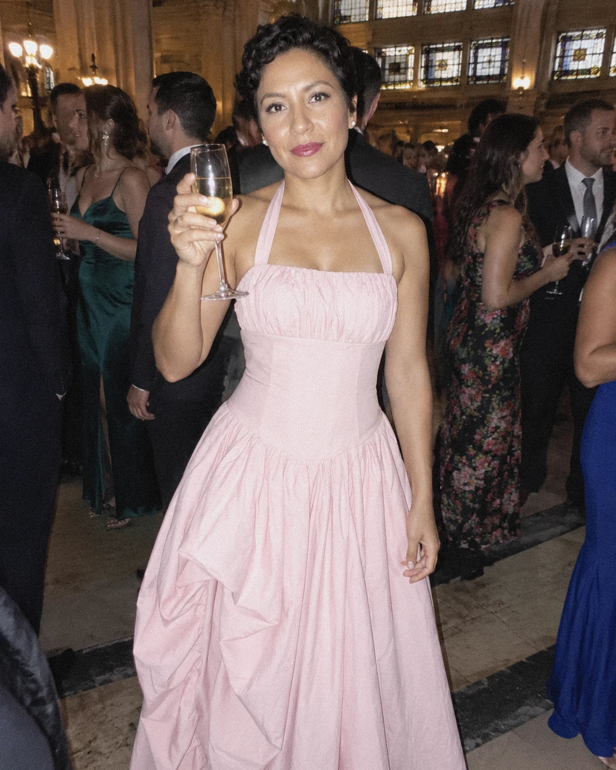 Gracelle Maxi Dresses — Pink | SKU: RB-185990-pink-XS,RB-185990-pink-S,RB-185990-pink-M,RB-185990-pink-L,RB-185990-pink-XL,RB-185990-pink-2XL