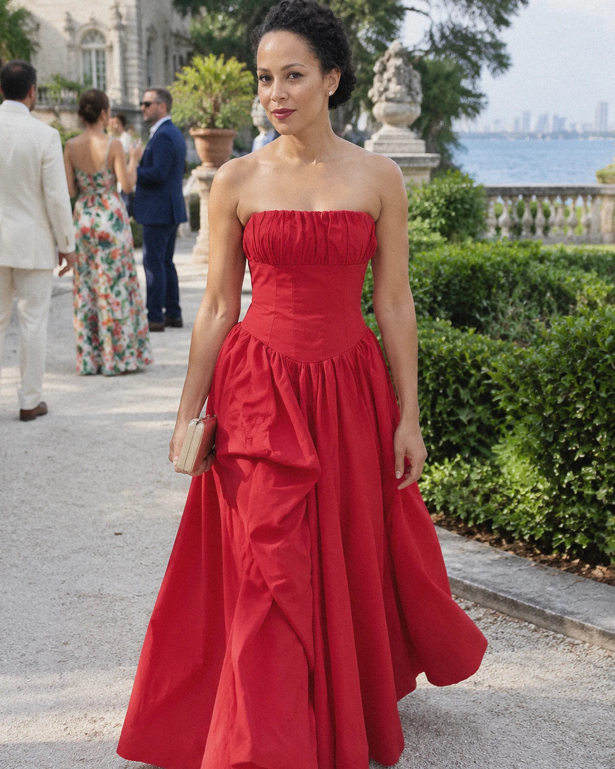 Gracelle Maxi Dresses — Red | SKU: RB-185990-red-XS,RB-185990-red-S,RB-185990-red-M,RB-185990-red-L,RB-185990-red-XL,RB-185990-red-2XL
