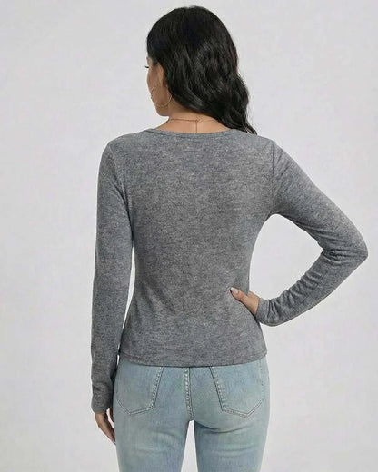 Gray Pullover, back view | Ramblion | SKU: SP-46821-Gray-L-319,SP-46821-Gray-M-9642,SP-46821-Gray-S-5616,SP-46821-Gray-XL-3997,SP-46821-Gray-XS-9227