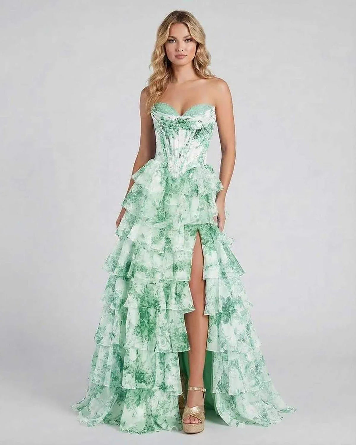 Green Satin Bodycon Round Neck Sleeveless Maxi Dress | Wedding Guest, front view | Ramblion | SKU: SMX-358492716-green-L-8973,SMX-358492716-green-M-7622,SMX-358492716-green-S-1460,SMX-358492716-green-XL-4737,SMX-358492716-green-XS-9553