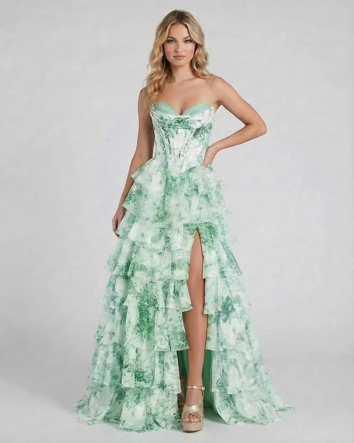 Green Satin Bodycon Round Neck Sleeveless Maxi Dress | Wedding Guest, front view | Ramblion | SKU: SMX-358492716-green-L-8973,SMX-358492716-green-M-7622,SMX-358492716-green-S-1460,SMX-358492716-green-XL-4737,SMX-358492716-green-XS-9553