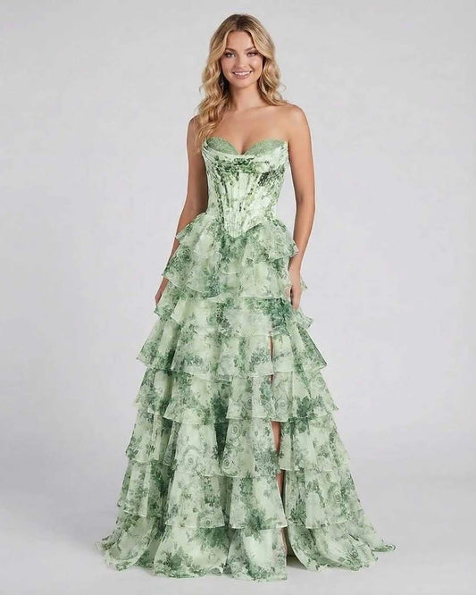 Green Satin Bodycon Sweetheart Sleeveless Maxi Dress | Black-Tie Events, Evening Parties & Everyday Wear, front view | Rambli