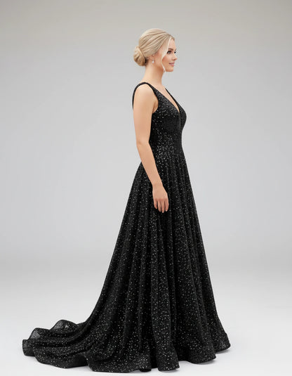 Grenoble Maxi Dresses — Black | SKU: RB-9f708a-black-2,RB-9f708a-black-4,RB-9f708a-black-6,RB-9f708a-black-8,RB-9f708a-black-10,RB-9f708a-black-12,RB-9f708a-black-14,RB-9f708a-black-16,RB-9f708a-black-16W,RB-9f708a-black-18W,RB-9f708a-black-20W,RB-9f708a-black-22W