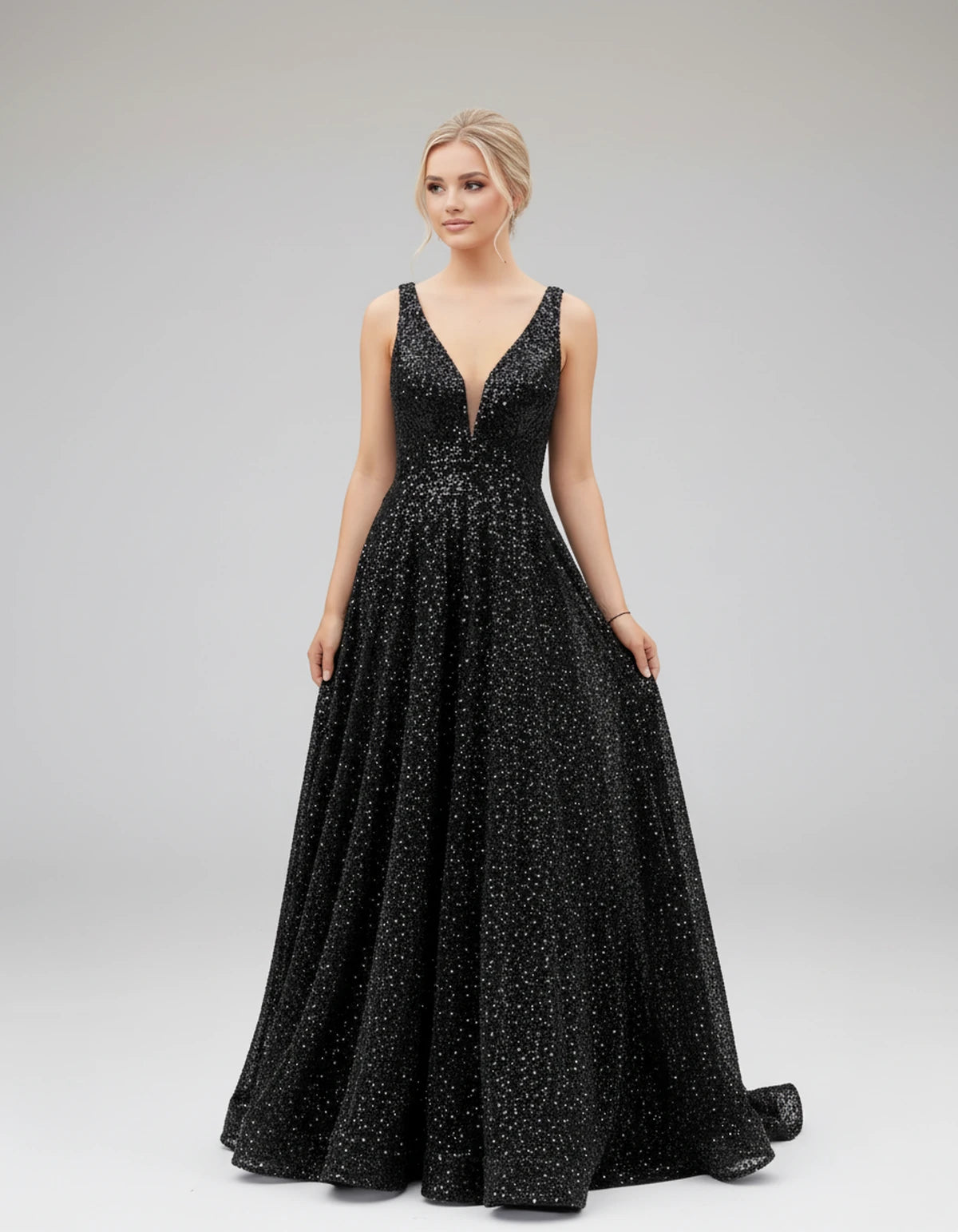 Grenoble Maxi Dresses — Black | SKU: RB-9f708a-black-2,RB-9f708a-black-4,RB-9f708a-black-6,RB-9f708a-black-8,RB-9f708a-black-10,RB-9f708a-black-12,RB-9f708a-black-14,RB-9f708a-black-16,RB-9f708a-black-16W,RB-9f708a-black-18W,RB-9f708a-black-20W,RB-9f708a-black-22W