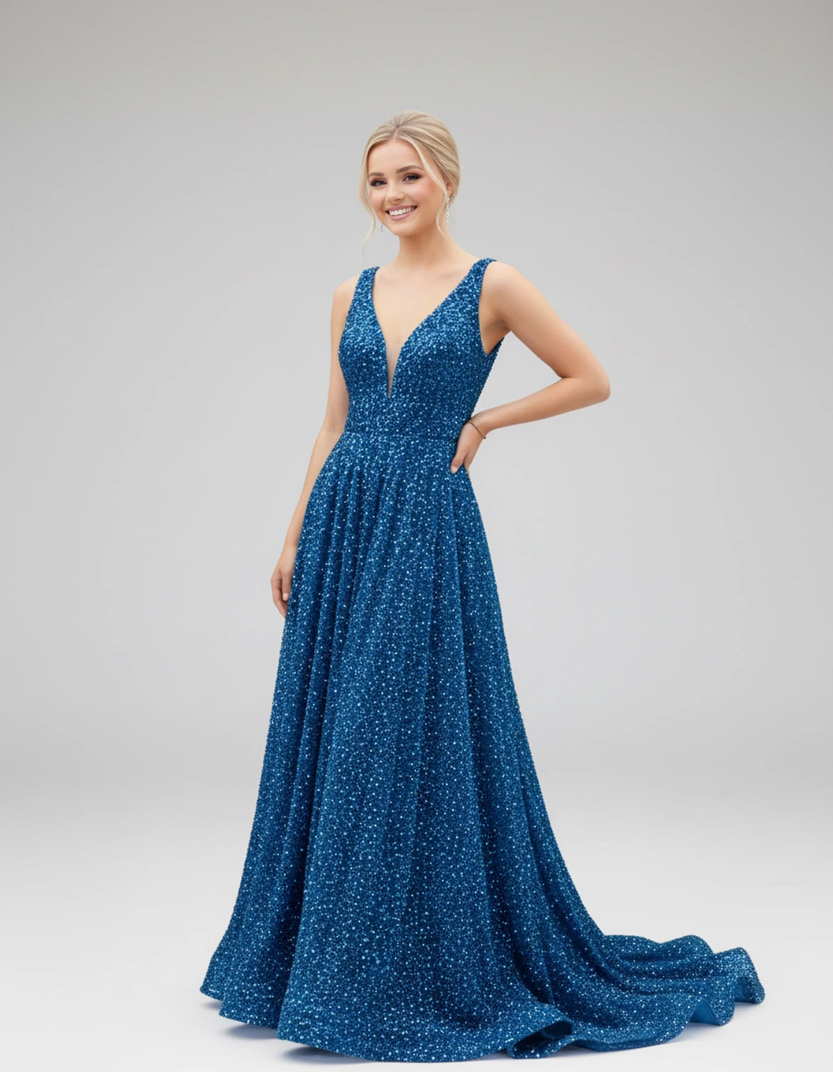 Grenoble Maxi Dresses — Blue | SKU: RB-9f708a-blue-2,RB-9f708a-blue-4,RB-9f708a-blue-6,RB-9f708a-blue-8,RB-9f708a-blue-10,RB-9f708a-blue-12,RB-9f708a-blue-14,RB-9f708a-blue-16,RB-9f708a-blue-16W,RB-9f708a-blue-18W,RB-9f708a-blue-20W,RB-9f708a-blue-22W