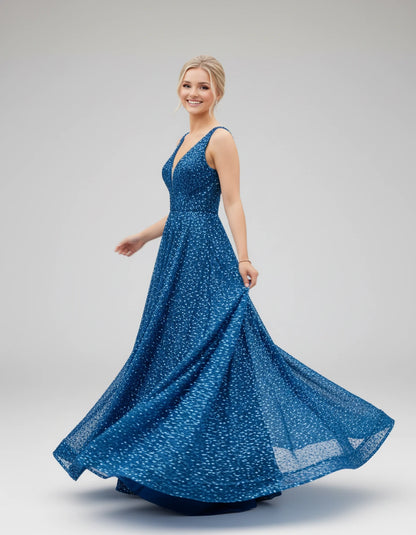 Grenoble Maxi Dresses — Blue | SKU: RB-9f708a-blue-2,RB-9f708a-blue-4,RB-9f708a-blue-6,RB-9f708a-blue-8,RB-9f708a-blue-10,RB-9f708a-blue-12,RB-9f708a-blue-14,RB-9f708a-blue-16,RB-9f708a-blue-16W,RB-9f708a-blue-18W,RB-9f708a-blue-20W,RB-9f708a-blue-22W