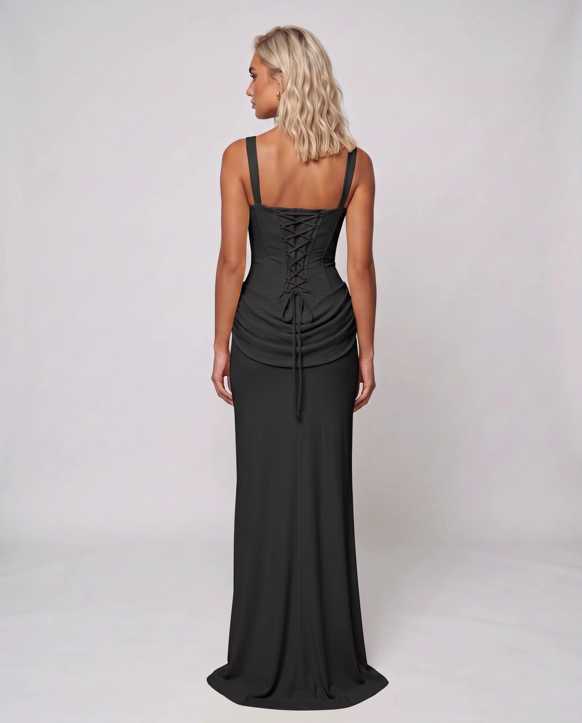 Guenelle Maxi Dresses — Black | SKU: RB-f46f96-black-XS,RB-f46f96-black-S,RB-f46f96-black-M,RB-f46f96-black-L