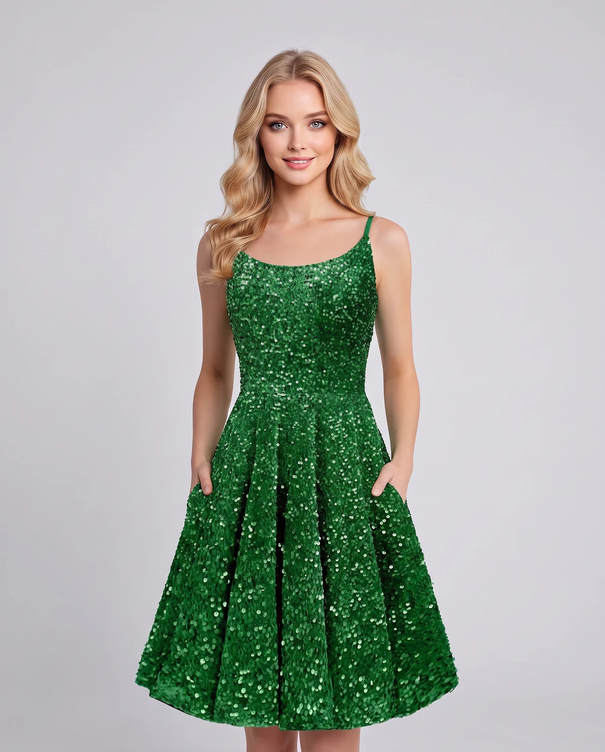 Guinevere Midi Dresses — Green