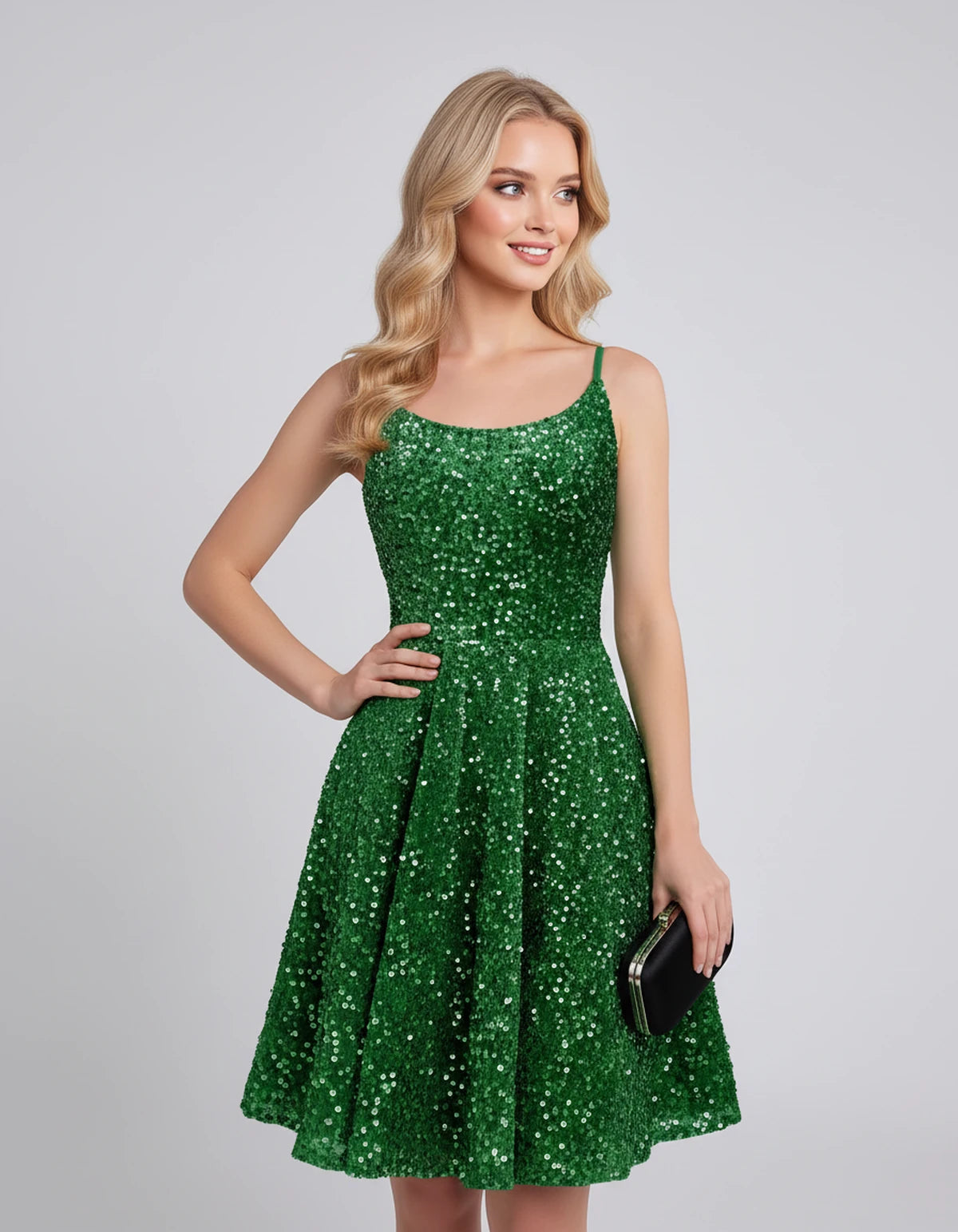 Guinevere Midi Dresses — Green | SKU: RB-278823-green-2,RB-278823-green-4,RB-278823-green-6,RB-278823-green-8,RB-278823-green-10,RB-278823-green-12,RB-278823-green-14,RB-278823-green-16,RB-278823-green-16W,RB-278823-green-18W,RB-278823-green-20W,RB-278823-green-22W