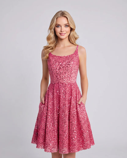 Guinevere Midi Dresses — Pink