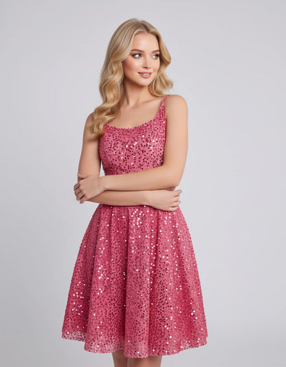 Guinevere Midi Dresses — Pink | SKU: RB-278823-pink-2,RB-278823-pink-4,RB-278823-pink-6,RB-278823-pink-8,RB-278823-pink-10,RB-278823-pink-12,RB-278823-pink-14,RB-278823-pink-16,RB-278823-pink-16W,RB-278823-pink-18W,RB-278823-pink-20W,RB-278823-pink-22W