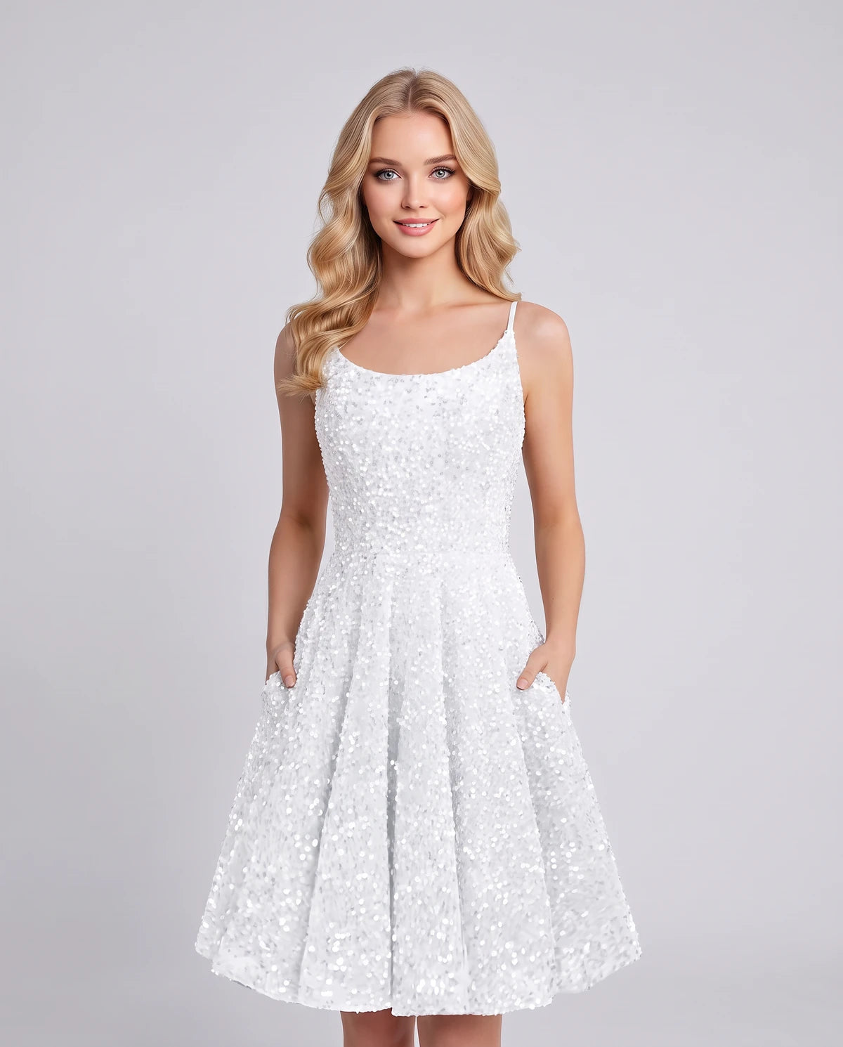 Guinevere Midi Dresses — White