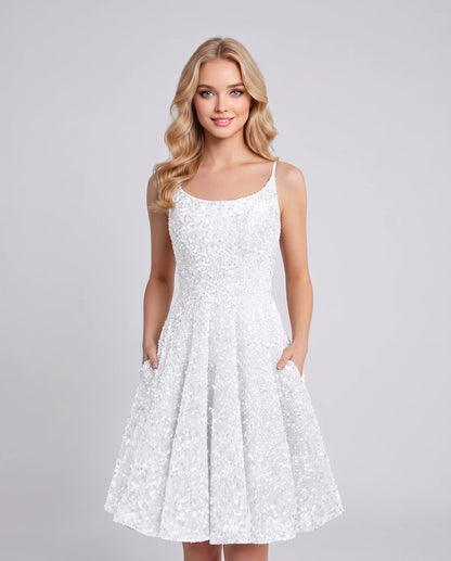 Guinevere Midi Dresses — White