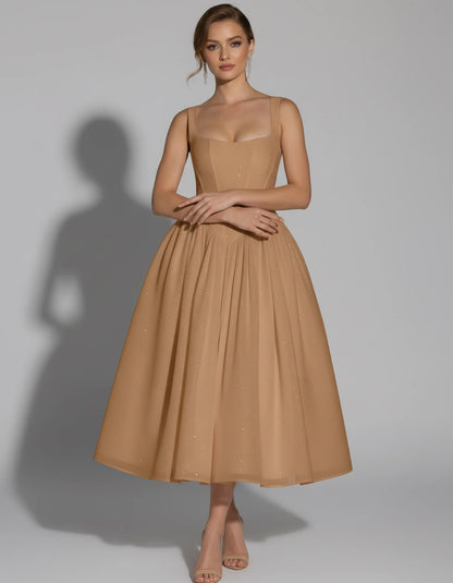 Hadriana Midi Dresses — Champagne | SKU: RB-cffdb1-champa2e-2,RB-cffdb1-champa2e-4,RB-cffdb1-champa2e-6,RB-cffdb1-champa2e-8,RB-cffdb1-champa2e-10,RB-cffdb1-champa2e-12,RB-cffdb1-champa2e-14,RB-cffdb1-champa2e-16,RB-cffdb1-champa2e-16W,RB-cffdb1-champa2e-18W,RB-cffdb1-champa2e-20W,RB-cffdb1-champa2e-22W