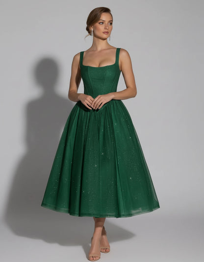 Hadriana Midi Dresses — Emerald | SKU: RB-cffdb1-emerald-2,RB-cffdb1-emerald-4,RB-cffdb1-emerald-6,RB-cffdb1-emerald-8,RB-cffdb1-emerald-10,RB-cffdb1-emerald-12,RB-cffdb1-emerald-14,RB-cffdb1-emerald-16,RB-cffdb1-emerald-16W,RB-cffdb1-emerald-18W,RB-cffdb1-emerald-20W,RB-cffdb1-emerald-22W
