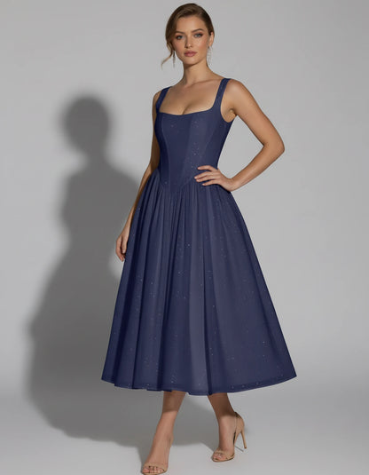 Hadriana Midi Dresses — Navy | SKU: RB-cffdb1-navy-2,RB-cffdb1-navy-4,RB-cffdb1-navy-6,RB-cffdb1-navy-8,RB-cffdb1-navy-10,RB-cffdb1-navy-12,RB-cffdb1-navy-14,RB-cffdb1-navy-16,RB-cffdb1-navy-16W,RB-cffdb1-navy-18W,RB-cffdb1-navy-20W,RB-cffdb1-navy-22W