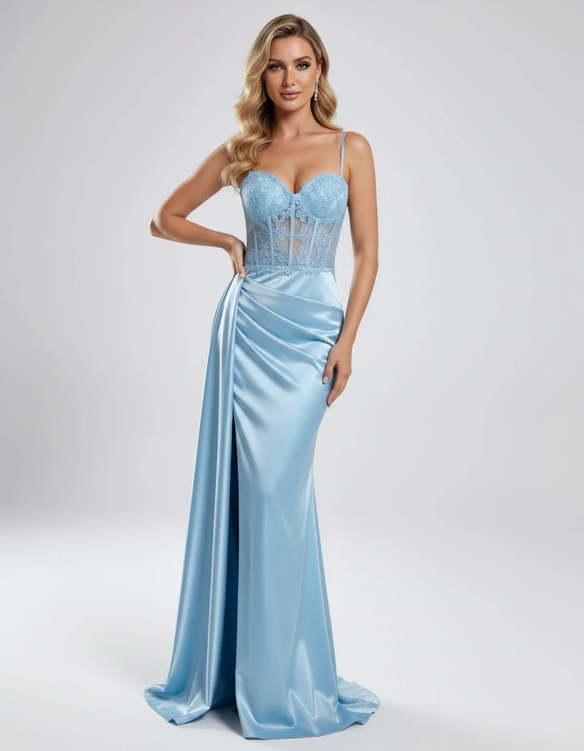 Halcyon Maxi Dresses — Blue | SKU: RB-599430-blue-2,RB-599430-blue-4,RB-599430-blue-6,RB-599430-blue-8,RB-599430-blue-10,RB-599430-blue-12,RB-599430-blue-14,RB-599430-blue-16,RB-599430-blue-16W,RB-599430-blue-18W,RB-599430-blue-20W,RB-599430-blue-22W