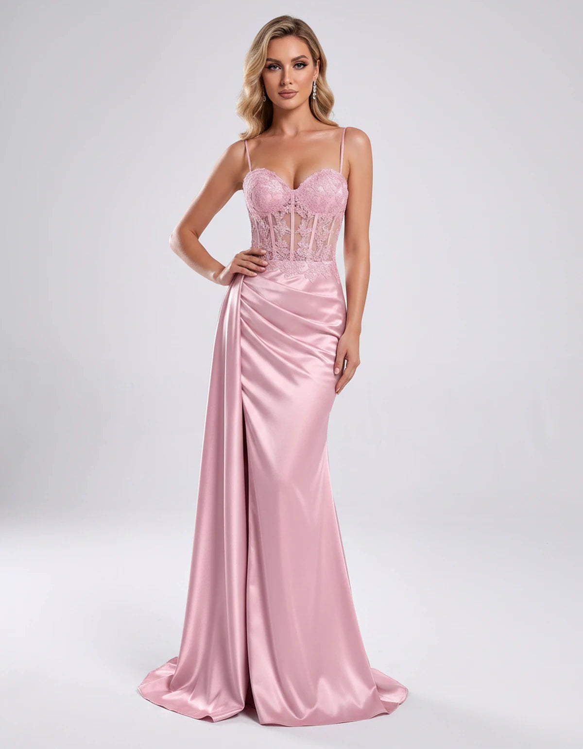 Halcyon Maxi Dresses — Pink | SKU: RB-599430-pink-2,RB-599430-pink-4,RB-599430-pink-6,RB-599430-pink-8,RB-599430-pink-10,RB-599430-pink-12,RB-599430-pink-14,RB-599430-pink-16,RB-599430-pink-16W,RB-599430-pink-18W,RB-599430-pink-20W,RB-599430-pink-22W