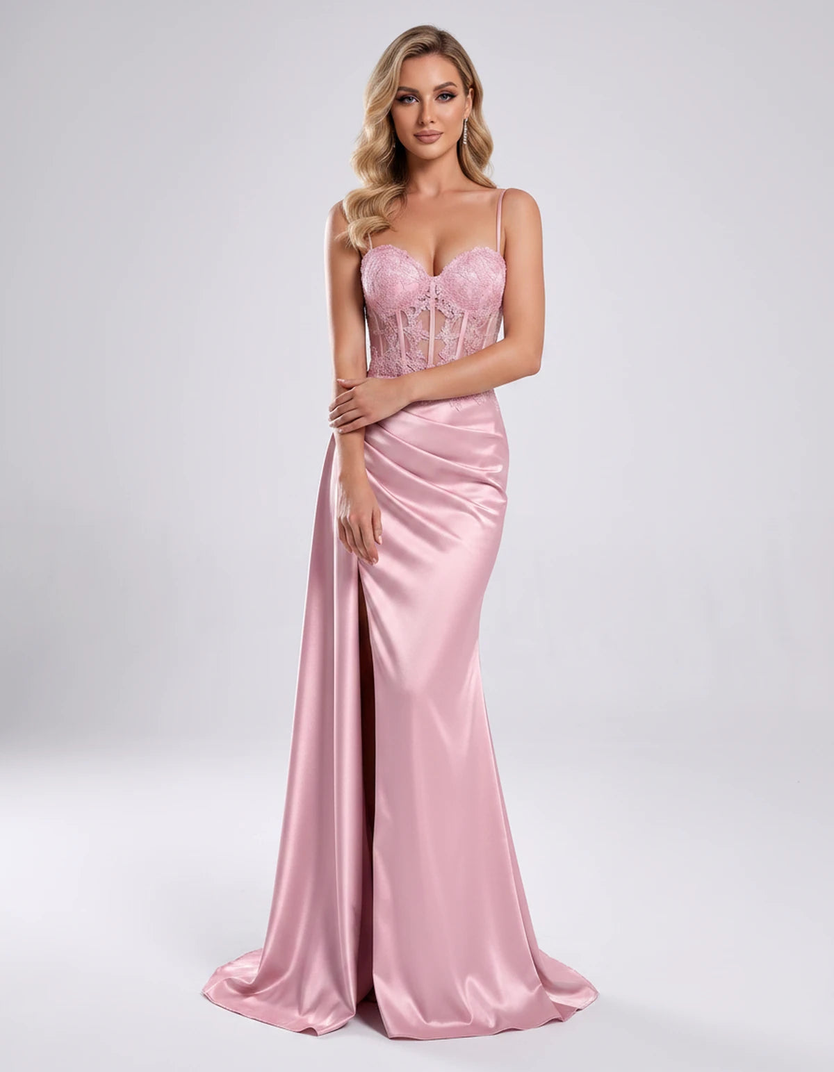 Halcyon Maxi Dresses — Pink | SKU: RB-599430-pink-2,RB-599430-pink-4,RB-599430-pink-6,RB-599430-pink-8,RB-599430-pink-10,RB-599430-pink-12,RB-599430-pink-14,RB-599430-pink-16,RB-599430-pink-16W,RB-599430-pink-18W,RB-599430-pink-20W,RB-599430-pink-22W